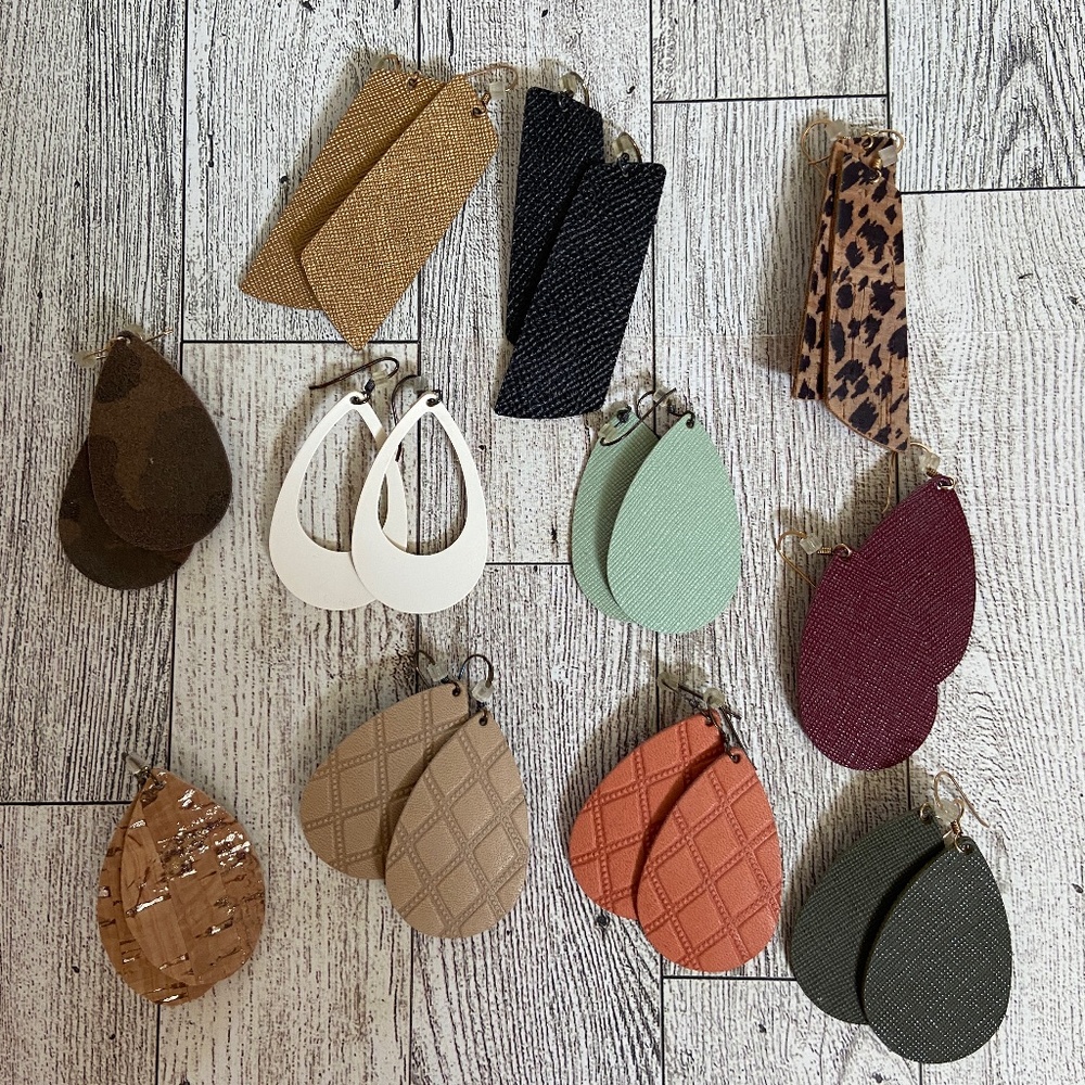 Nickel & Suede Earrings